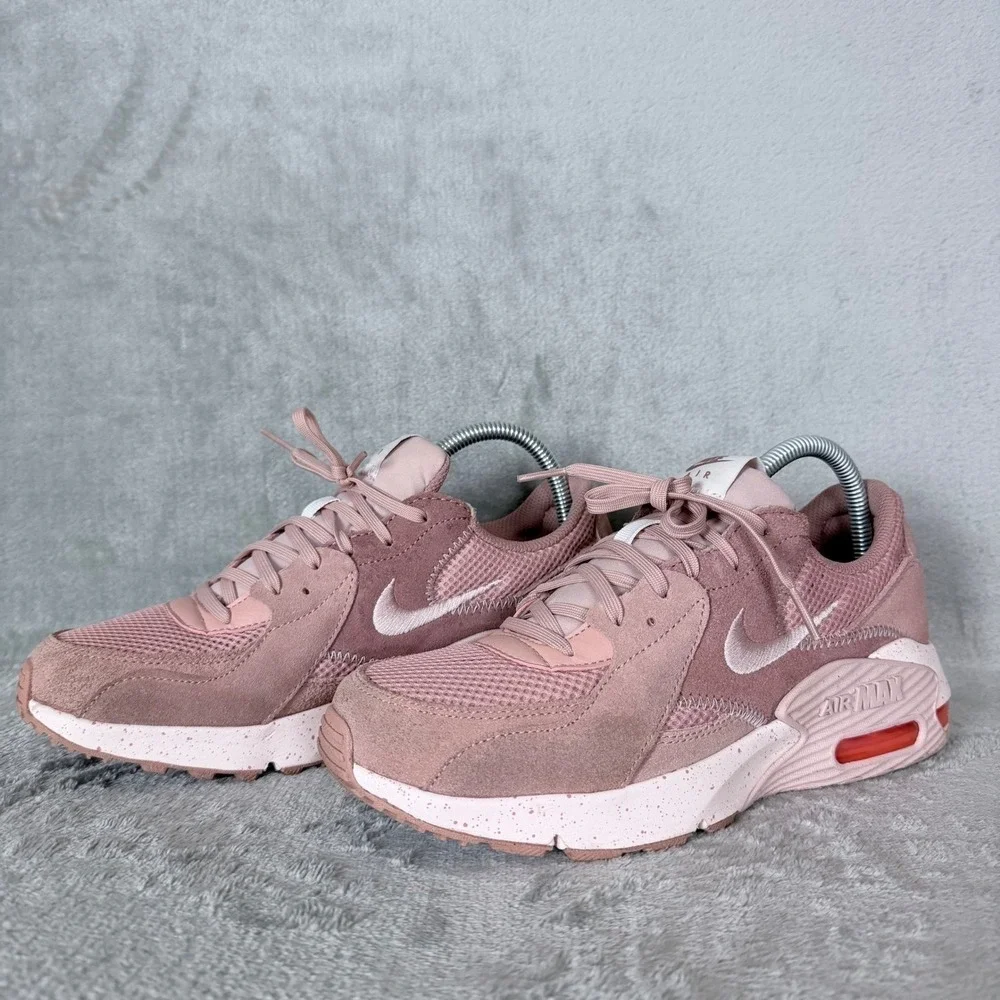 Nike Air Max Excee Women‎ Size 9 Pink Oxford Rose Whisper Suede Sneaker Shoe